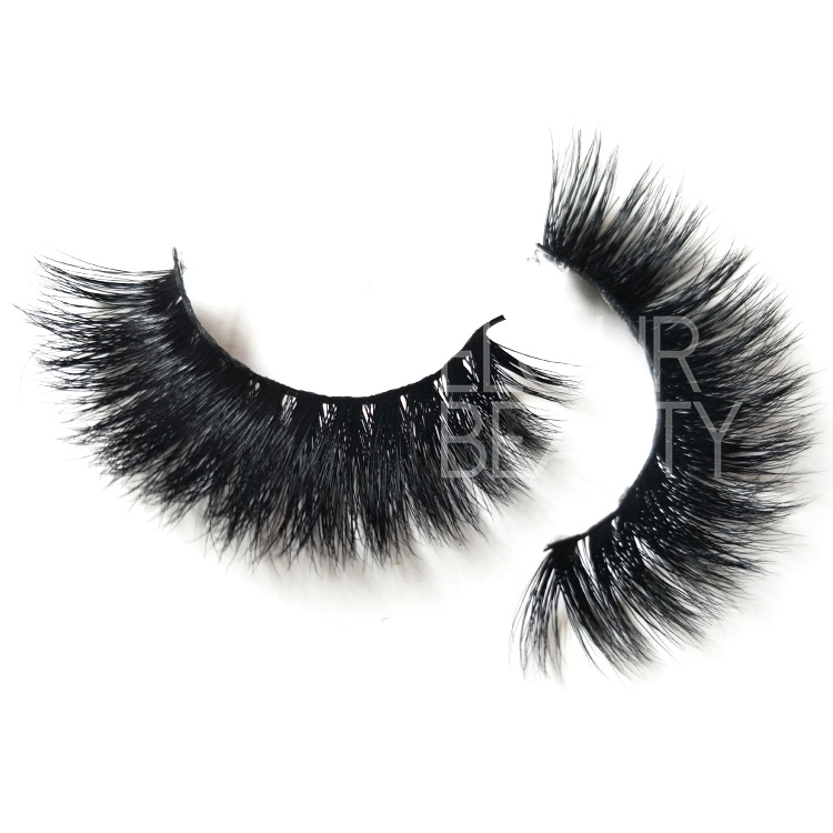 3D volume mink lashes wholesale private label China EA124